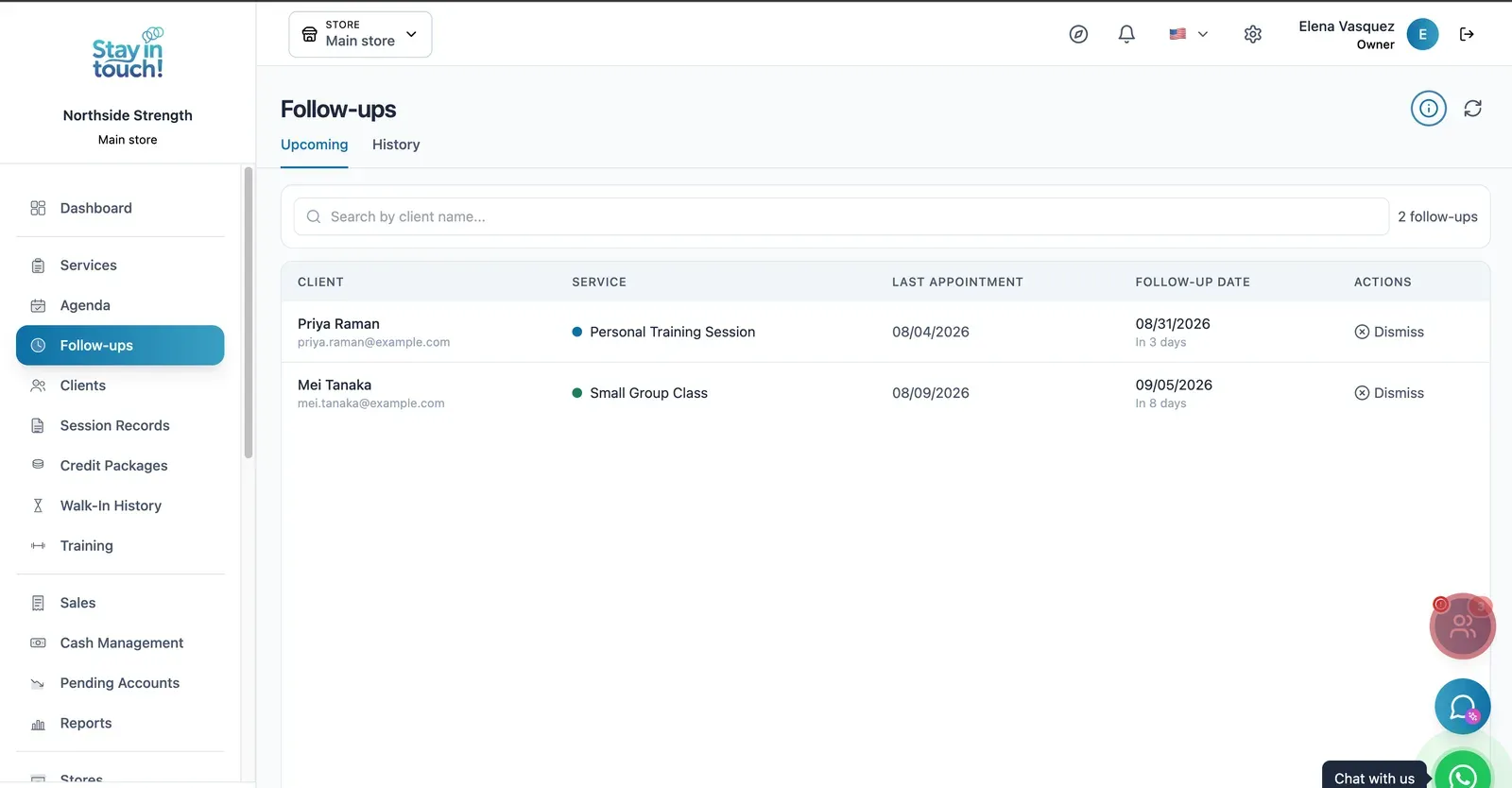 Follow-ups