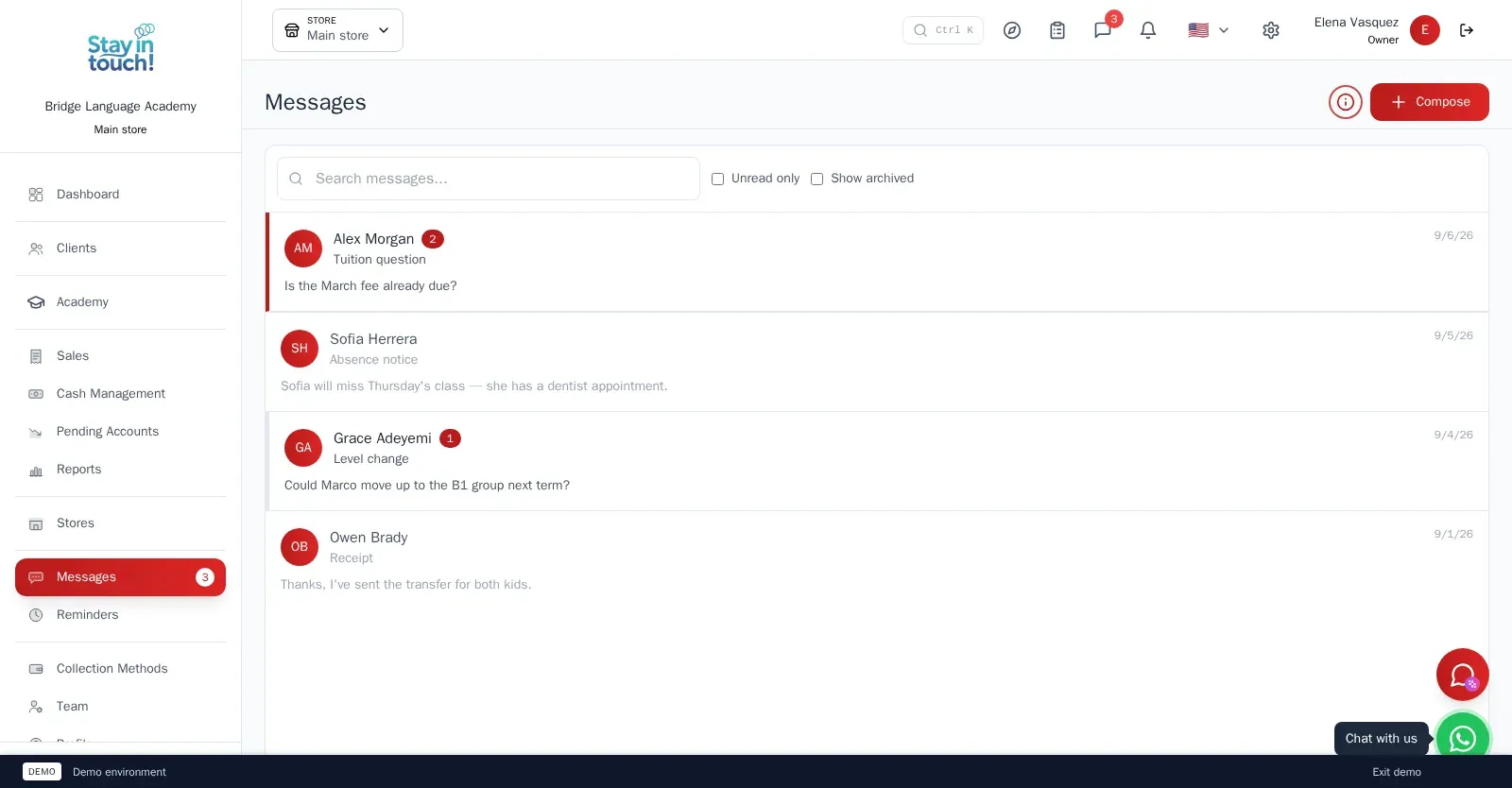 Messages