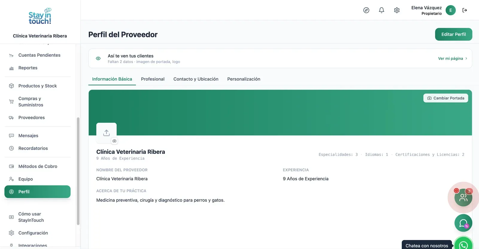 Perfil Público